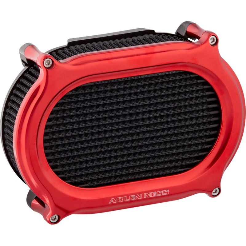 Stage 2 Oval Upgrade Air Filter, Red