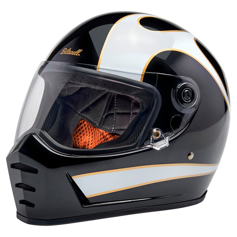Biltwell – Lane Splitter ECE R22.06 Helmet – White Flame