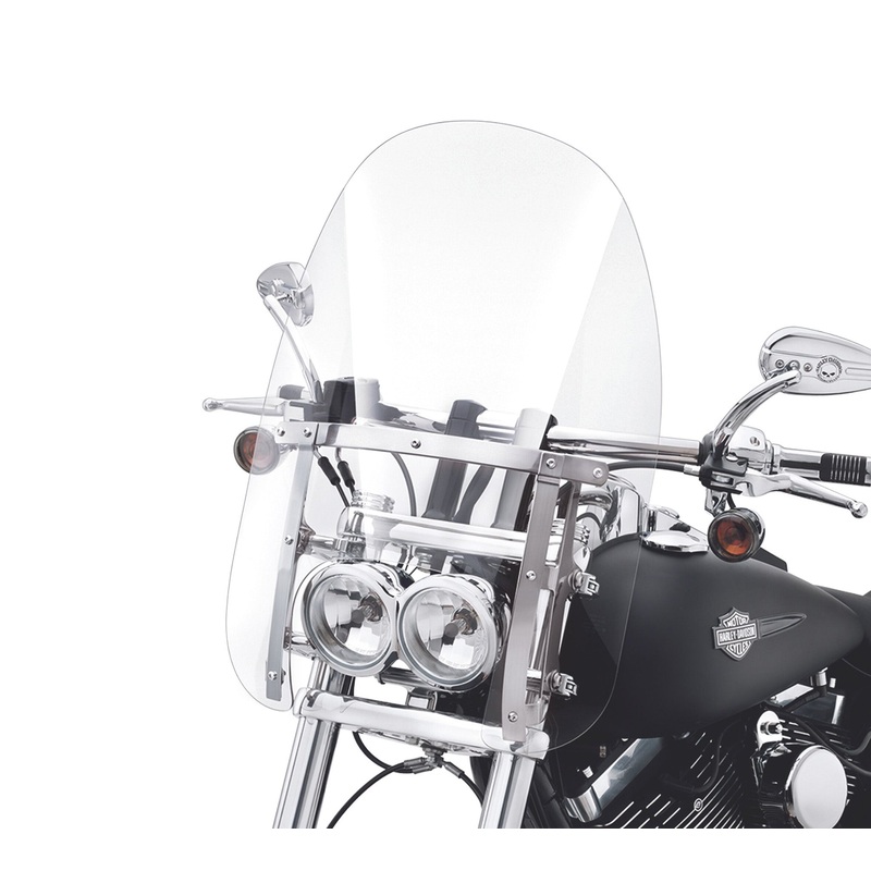 Harley Davidson 57338-08 Quick-Release Compact WINDSHIELD,X