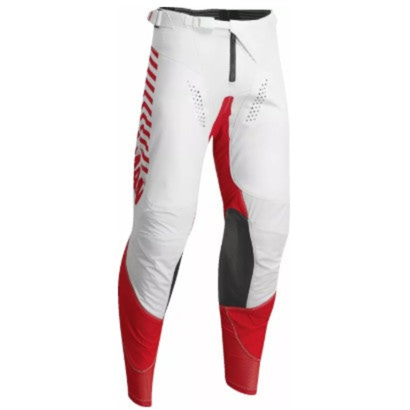 Thor Differ Slice Trouser White / Red