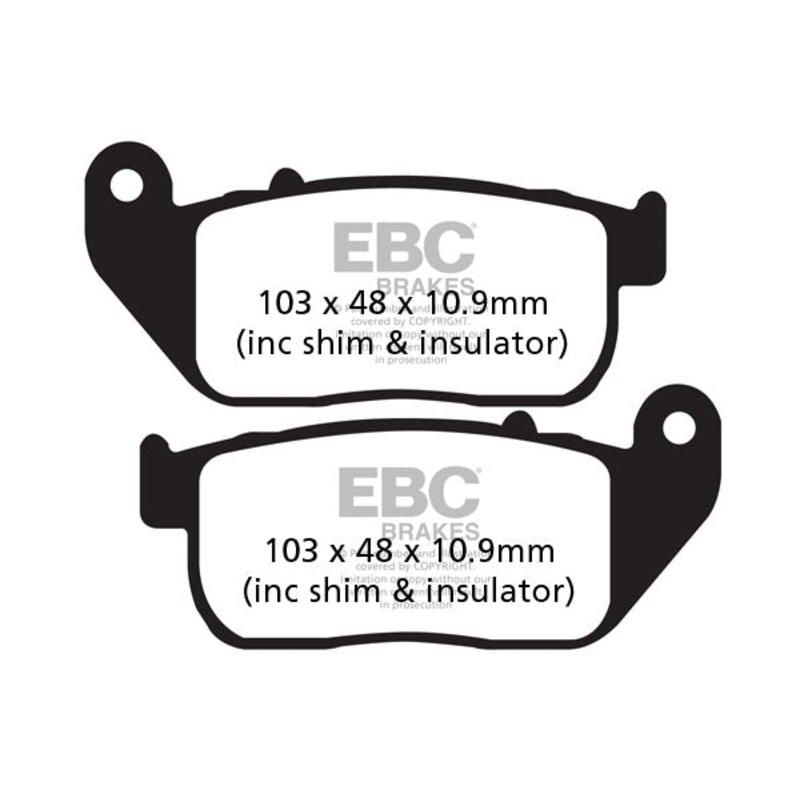 Brakes – FA381V Semi Sintered – EBC (Front)
