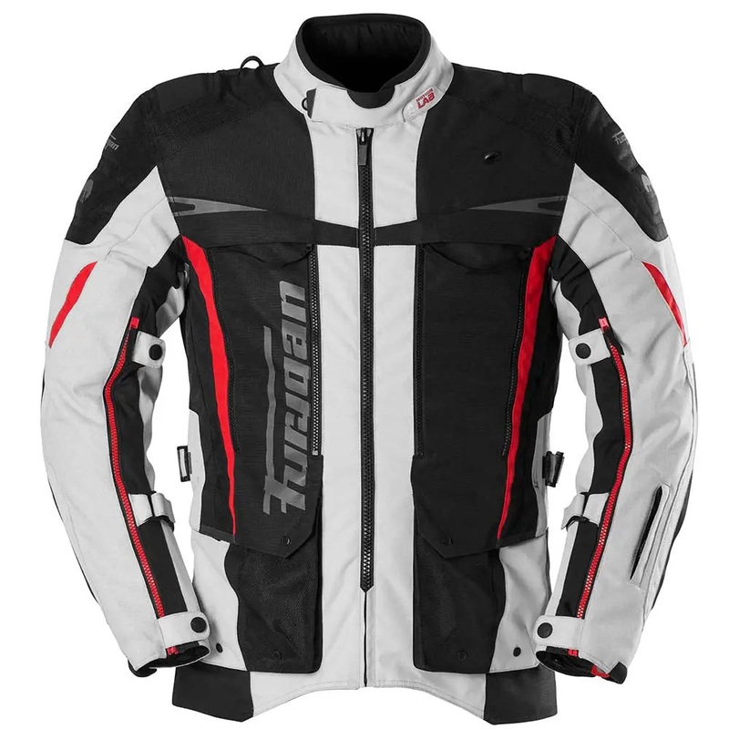 Furygan Montroc Kevlar Primaloft 3-In-1+ Jacket Black / Pearl / Red