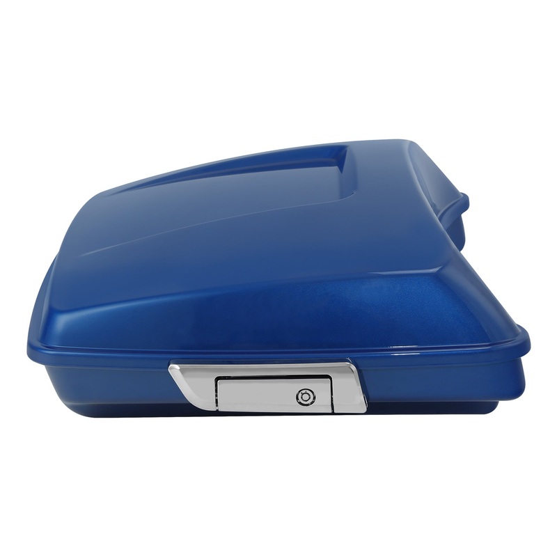HR3 Electric Blue 5.5″ Razor Style Tour Pack Luggage For 14-24 Harley Touring