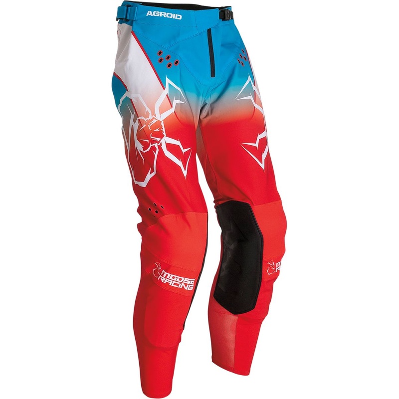 Moose Racing Agroid Trouser Red / White / Blue