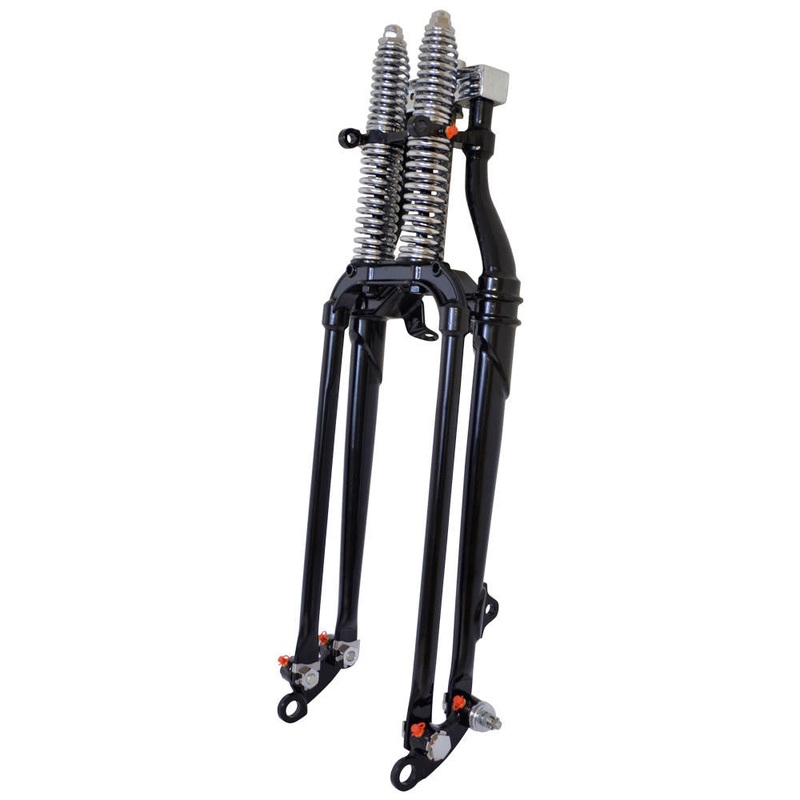 OEM Style Inline Harley Knucklehead Springer Front End – Black
