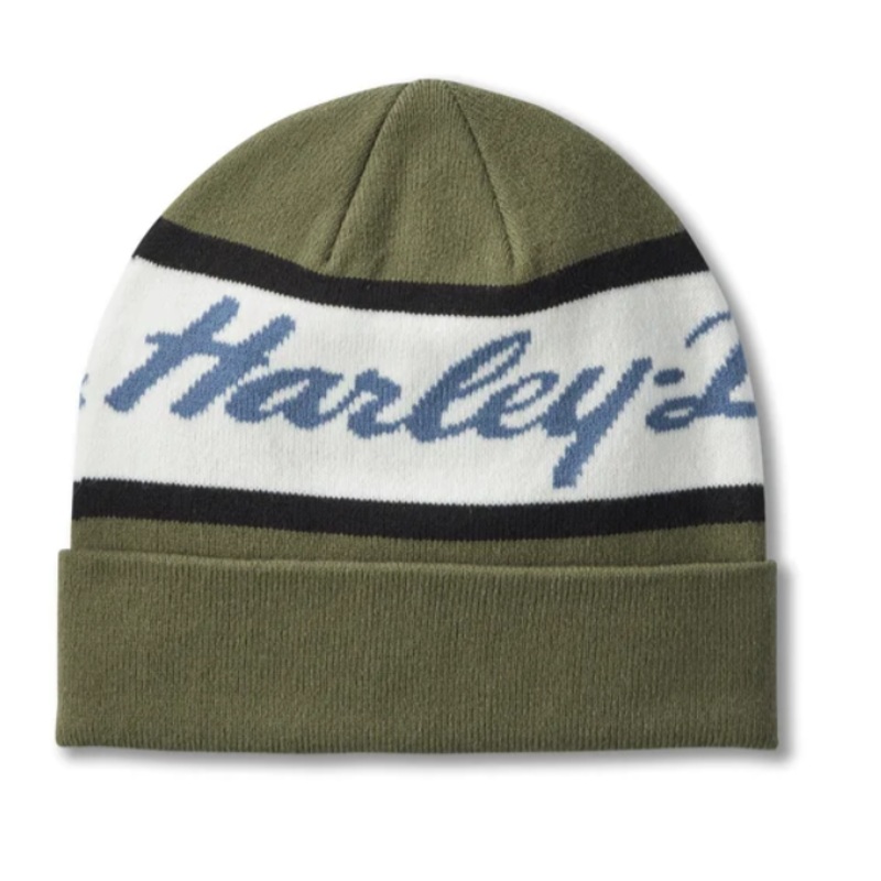 Genuine H-D Script Beanie – Grape Leaf 97629-25VM