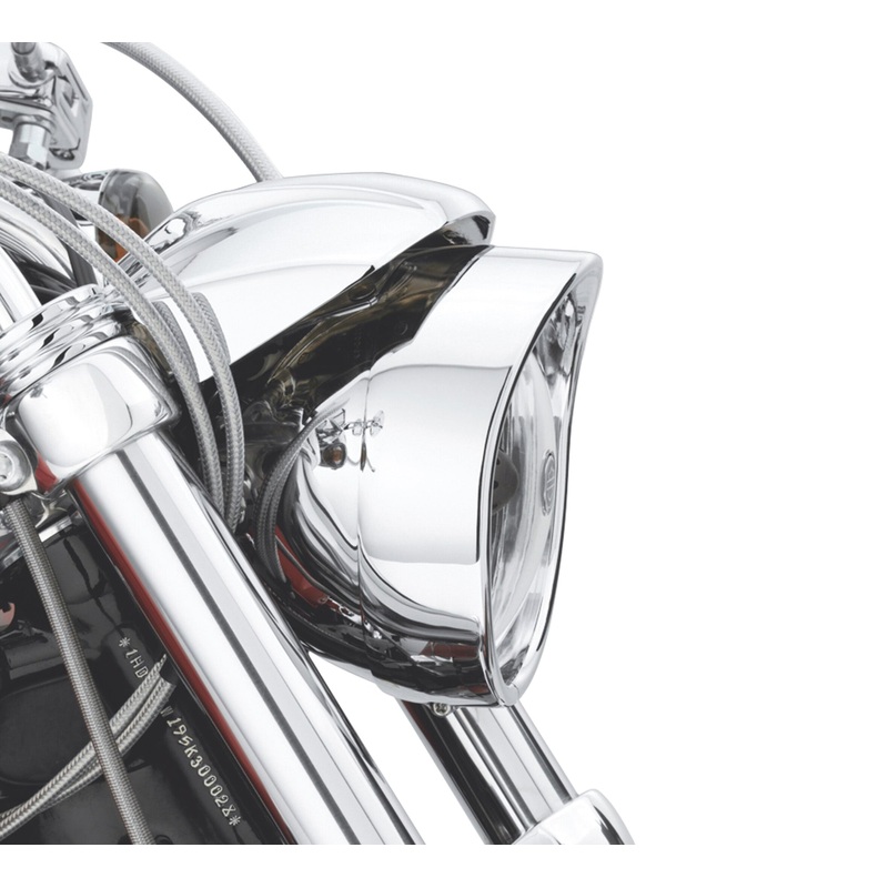 Harley Davidson 69735-05 Visor Style Headlamp Trim Ring VISOR BEZEL,5-3/4, HEADLAMP,2H
