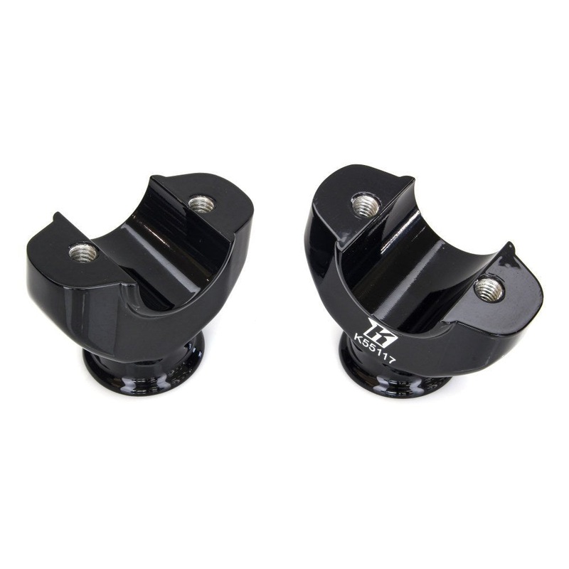Kodlin 2in. Pullback Riser Bottoms – Gloss Black. Fits 2018up Breakout.