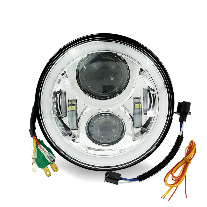 7″ Daymarker Projector LED Headlight for Harley Models | Mactions