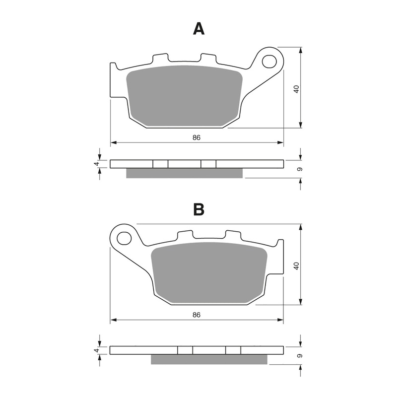 GOLDfren Brake Pads Sintered Sports GF306 – S3 ( PH427 )