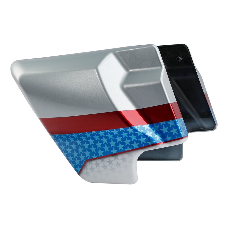HR3 White Flake Fade Side Covers 2018 CVO STREET GLIDE (FLHXSE )
