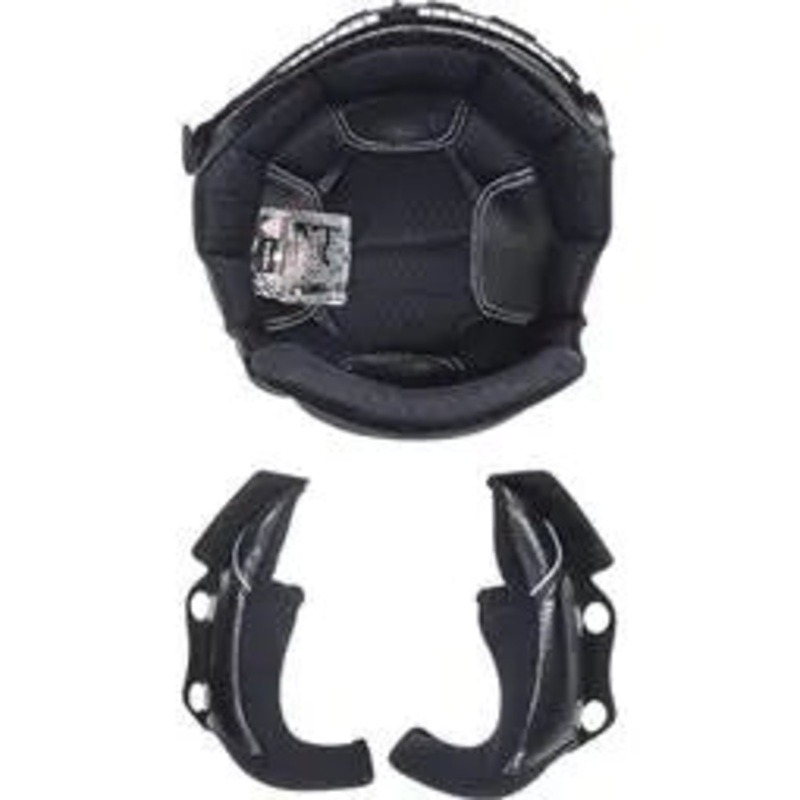 LS2 Replacement Liner Kit Black For OF601 Bob Carbon Helmets