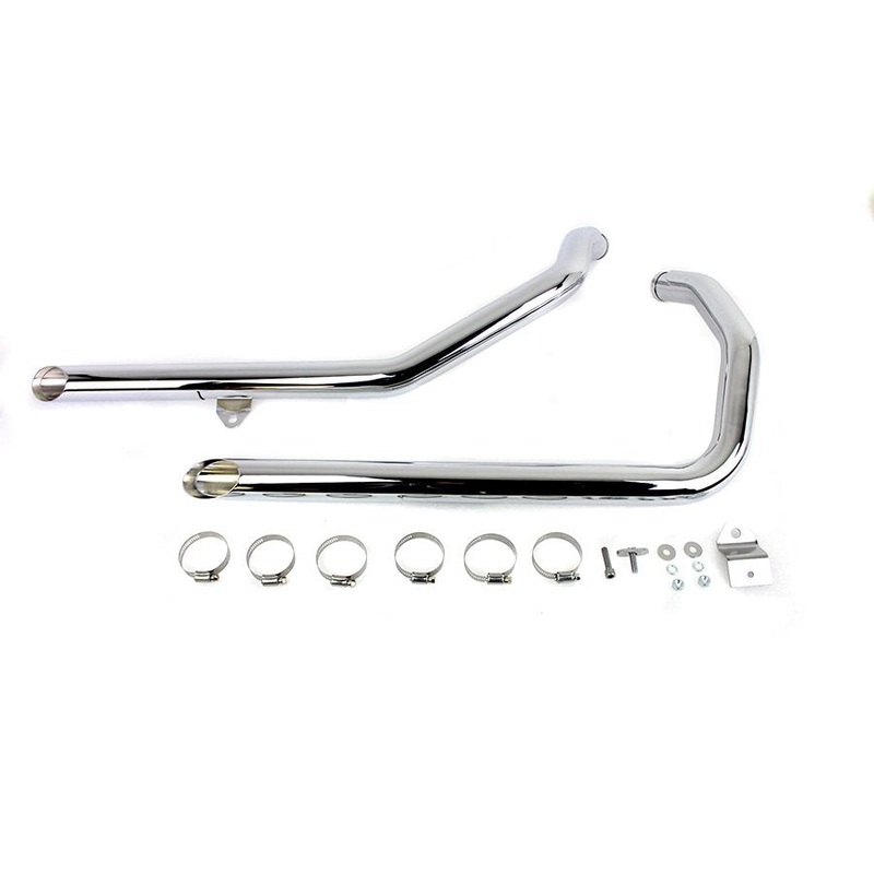 Sportster Drag Pipe Set w/Heat Shields – 1986-2003 Models
