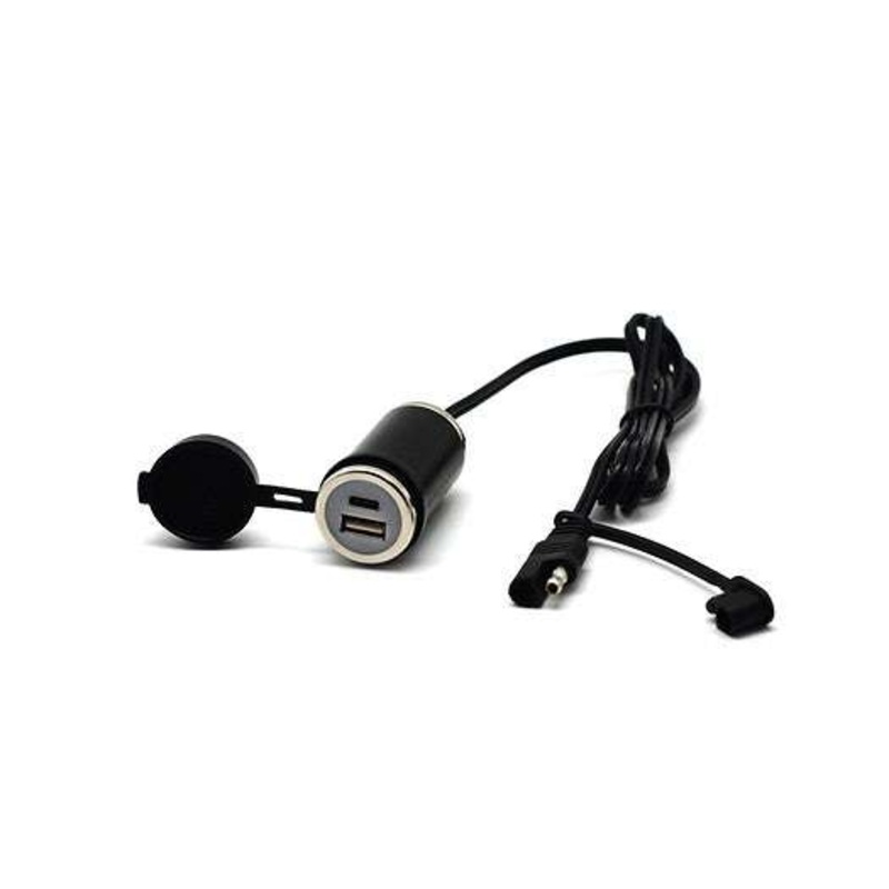 SAE to 36W PD USB-C + QC 3.0 (CABLED)