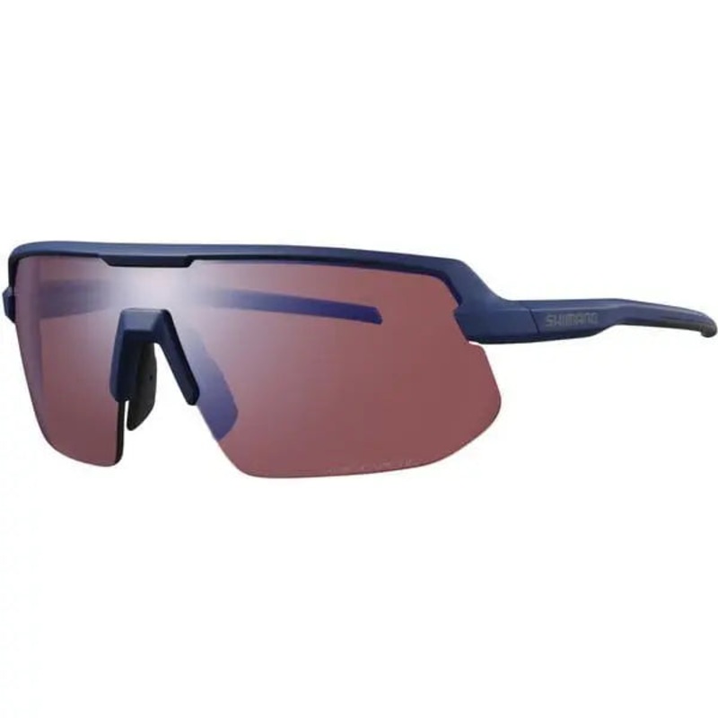 Shimano Twinspark Cycle Glasses RideScape High Contrast Lens Navy