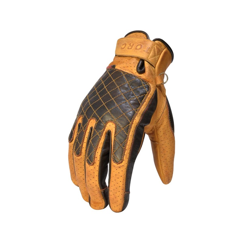 Torc Sunset Leather Gloves Gold