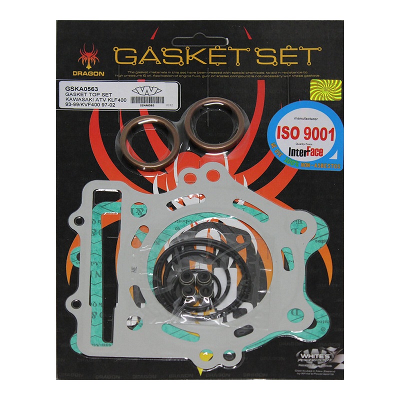 Whites Gasket Set – Top Kawasaki KLF400 ’93-’99/ KVF400 ’97-’02