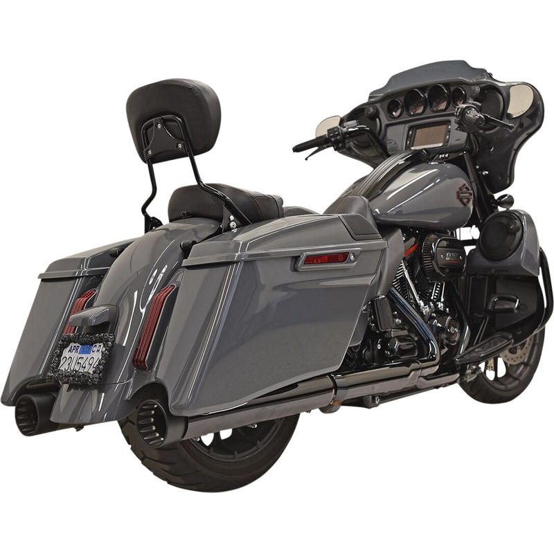 4″ Straight Exhaust System DNT for CVO, Chrome – 17-24 Touring