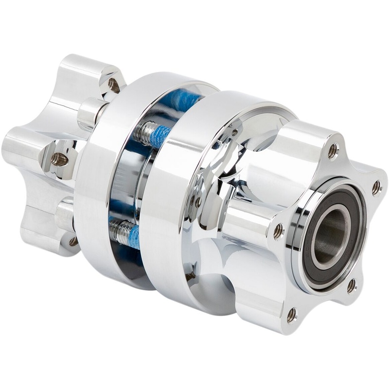 Cartridge Hub Kit for Front Wheels, Chrome – 00-07 Touring / Dual Disc