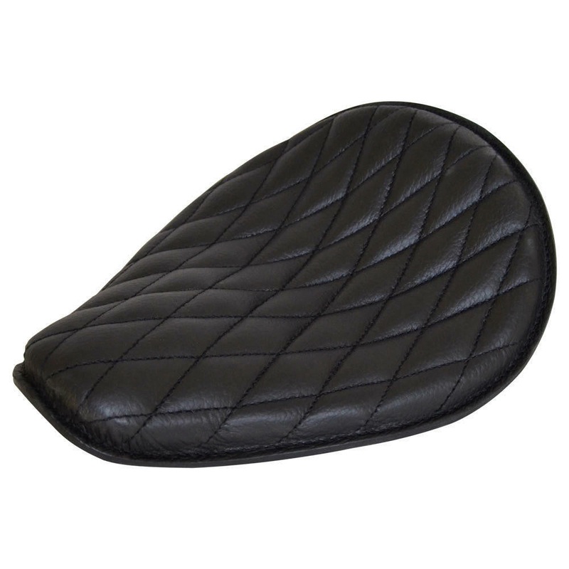 Diamond Leather Motorcycle Solo Seat