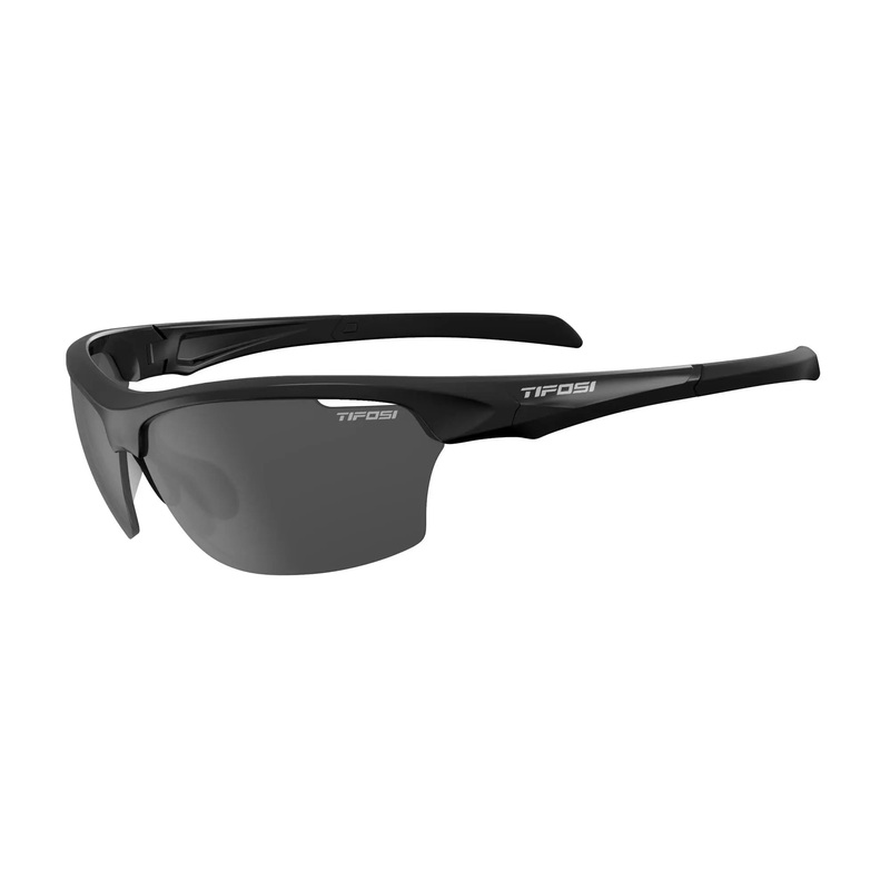 Tifosi Intense Single Lens Cycle Sunglasses Gloss Black / Smoke