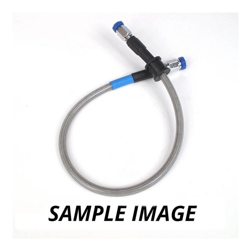 Whites Premade Brake Line – 200mm – (Chrome)
