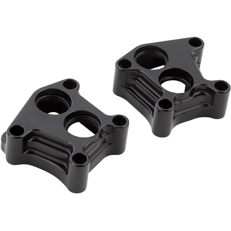 10-Gauge Lifter Blocks, All Black – 99-17 Twin Cam