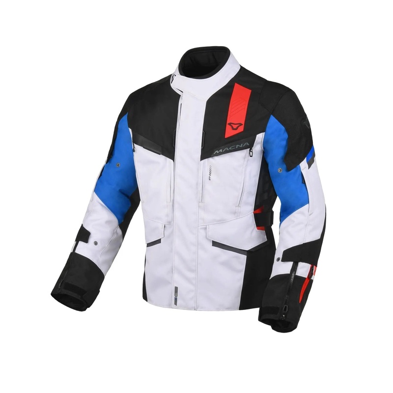 Macna Zastro Textile Jacket Black / Grey / Blue / Red