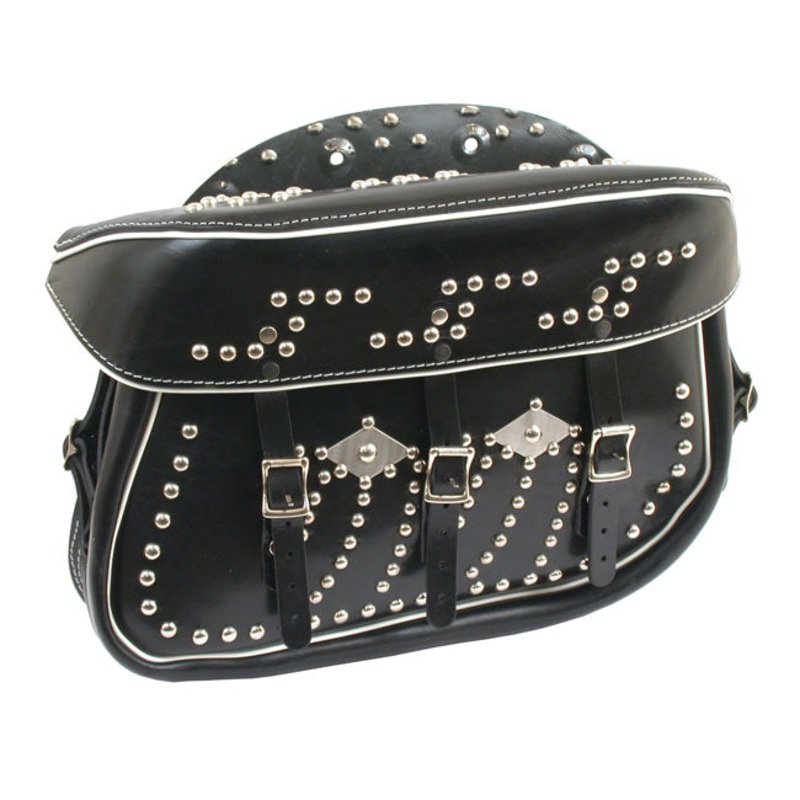 Samwel 49-Up 45Ci Streamliner Saddlebags Black