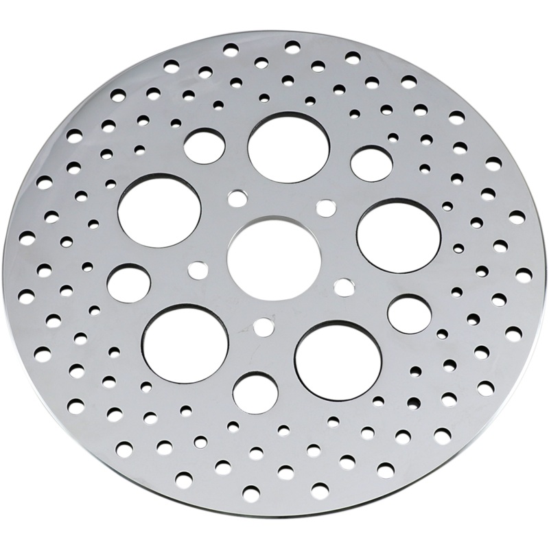 Drilled Stainless Steel Brake Rotor – Rear – 11.5″ – 92-99 Softail/Dyna/Sportster / 92-94 FXR