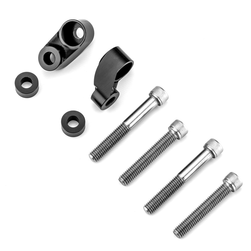 Front Fork Turn Signal Relocation Mount For Harley 39/49mm Sportster FXD Dyna