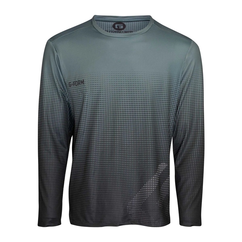 G-Form Fade Long Sleeves Cycle Jersey Smoke