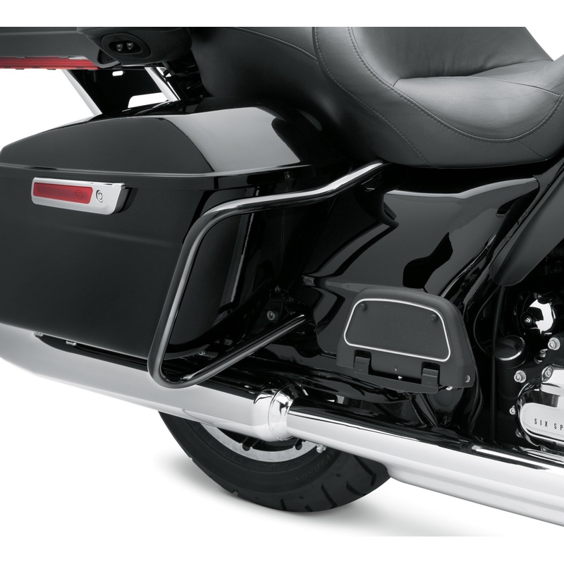 Harley Davidson Gloss Black Read Saddlebag Guards 90200791