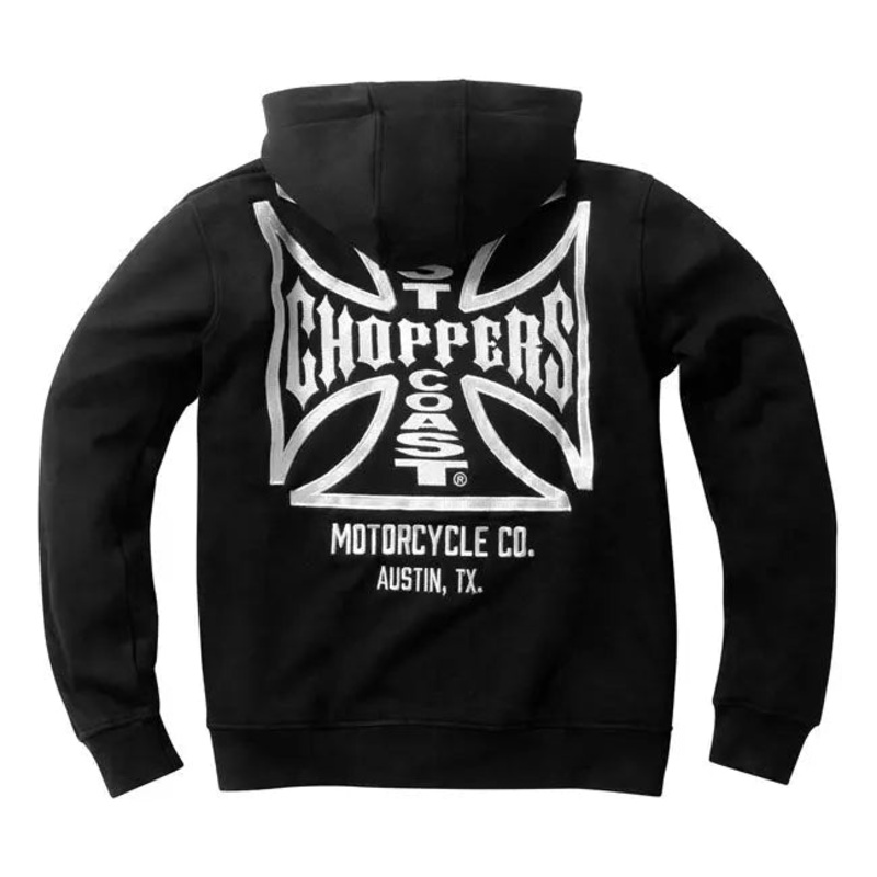 West Coast Choppers Dominator Zip Hoodie Black