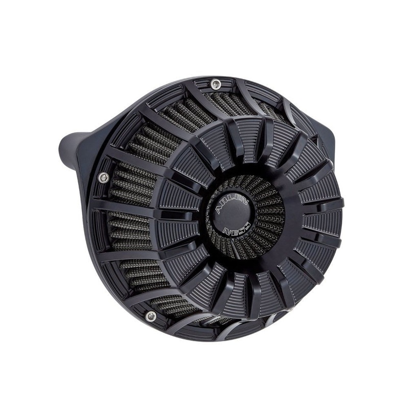 15-Spoke Air Cleaner- Black. Fits B/Twin ’99-’17.
