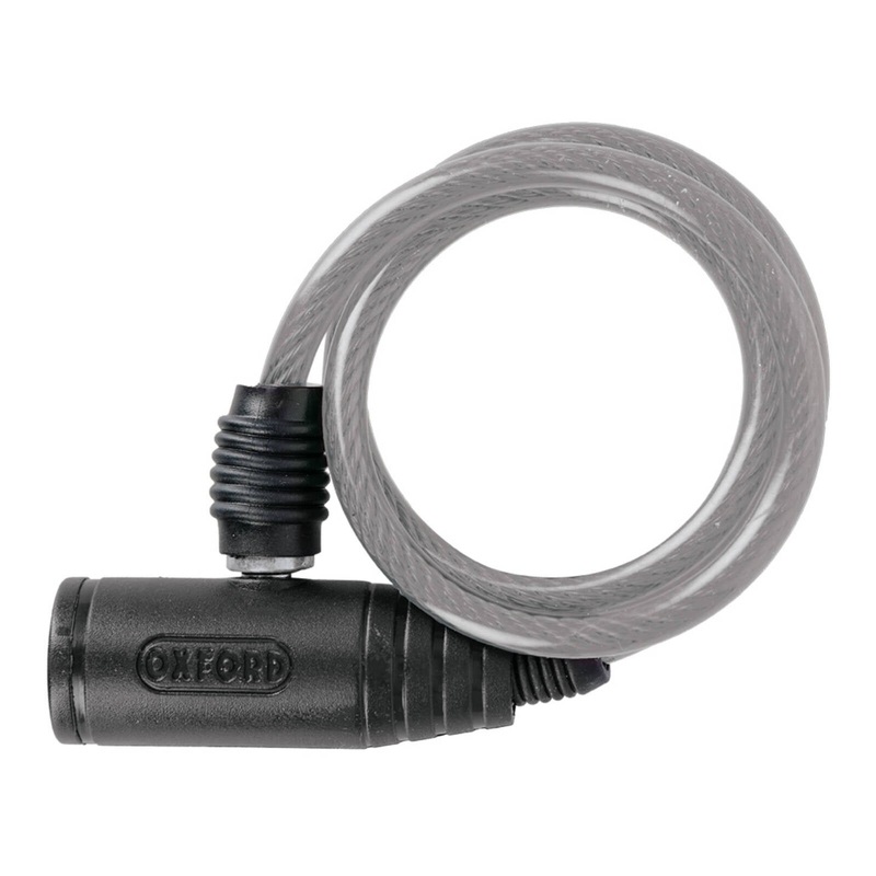 Oxford Bumper Cable Lock 6mm X 600mm – Clear