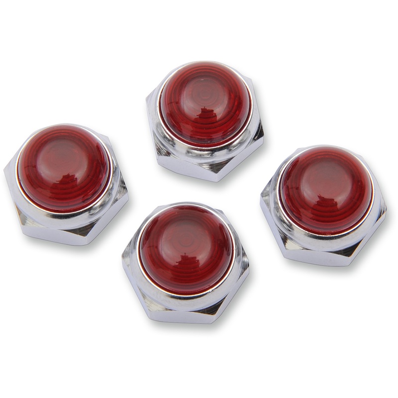 Rocker Arm Lock Nuts – Red – Shovelhead & Ironhead