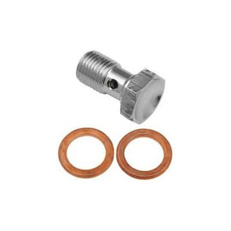 Banjo Bolt 12mm M12 x 1.50  – Chrome.