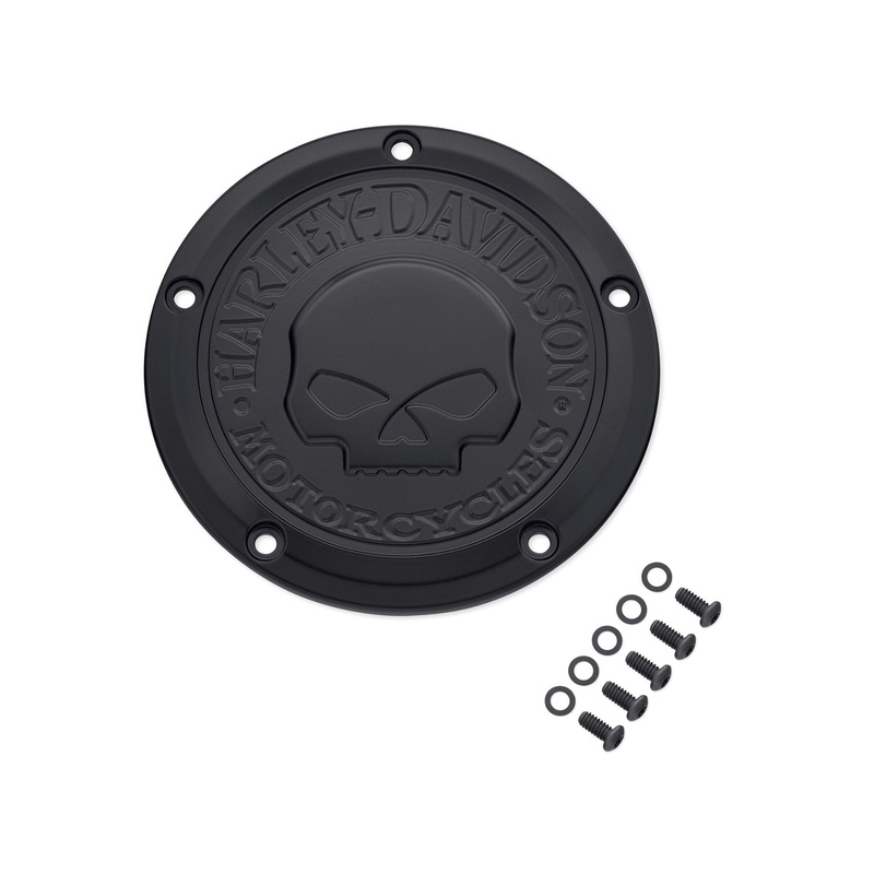 Harley Davidson 25700742 Willie G Skull Derby Cover KIT,CVR/SLG,CL CVR,WILLIE G SKULL,BLK