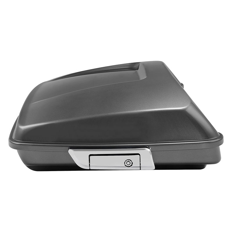HR3 Charcoal Pearl Solid Color 5.5″ Razor Style Tour Pack Luggage For 14-24 Harley Touring