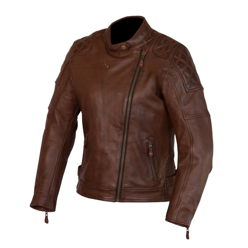 Merlin Bristol Caf D3O Ladies Leather Jacket Brown