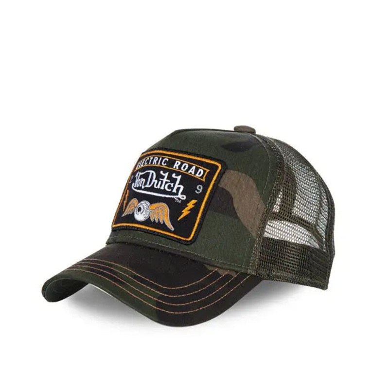 Von Dutch Heritage Cap Square Patch Camo