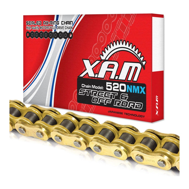XAM 520NMX X-Ring Narrow Chain – Gold / Gold