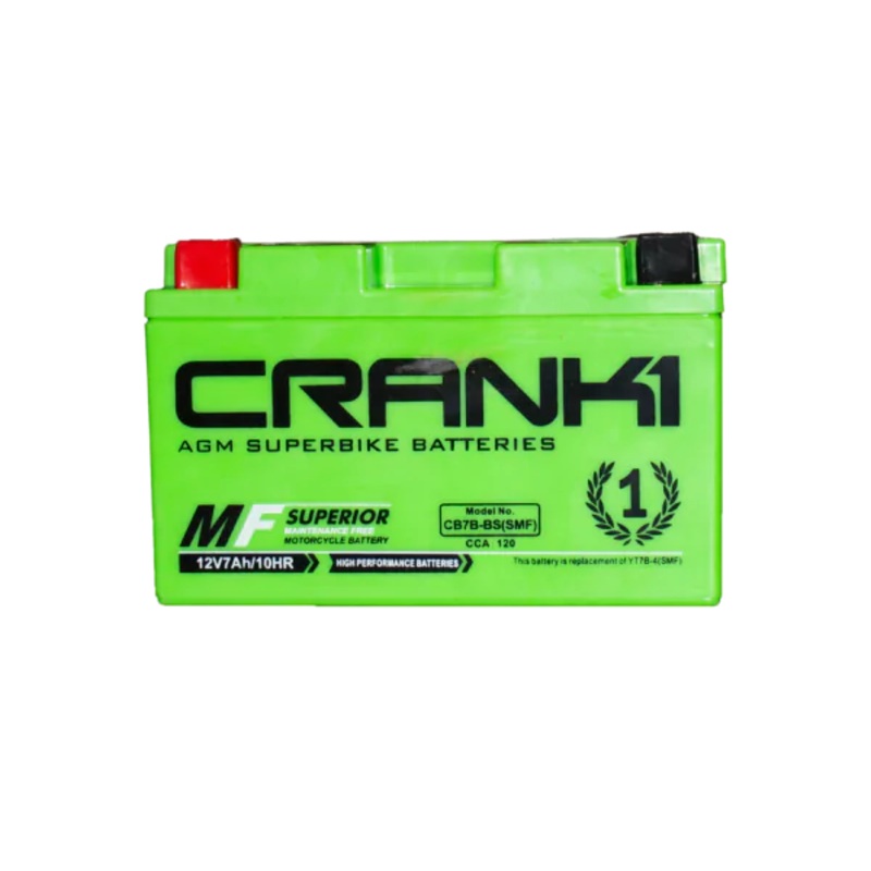 BATTERY FOR DUCATI PANIGALE 959-2016 TO 2020 -CB7B-BS-CRANK1 Batteries