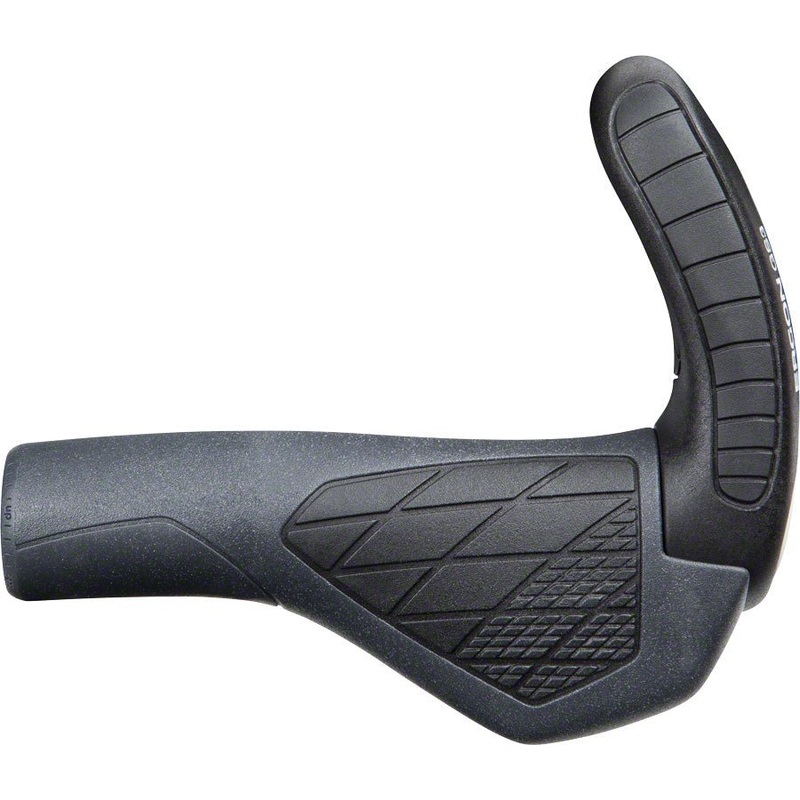 Ergon GS3 Grips – Black/Gray Lock-On Large