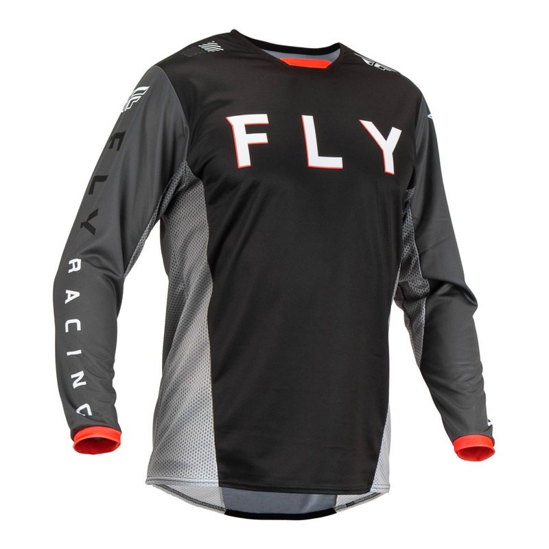 Fly Racing Kinetic Kore Jersey – Black / Grey