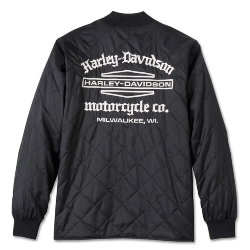 Genuine Harley-Davidson Men’s Old English Stacked Bar & Shield Jacket 97400-25VM