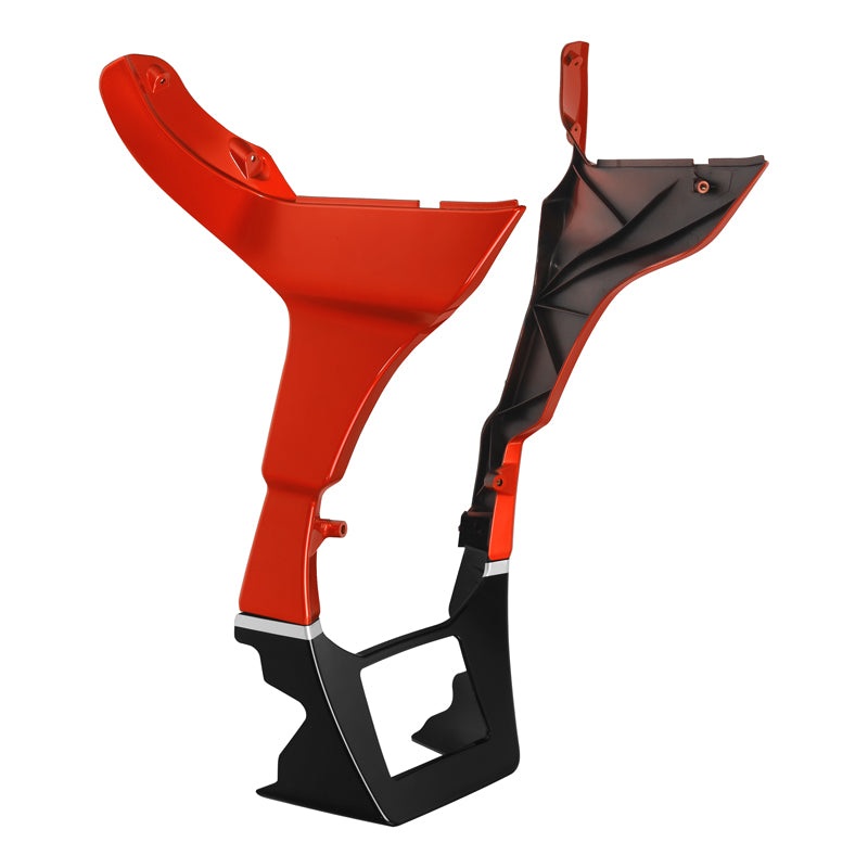 HR3 Sunset Orange / Sunset Black Fade Spoiler Kit For Harley 2017-Later FLTRX, FLTRXS, FLTRXST models