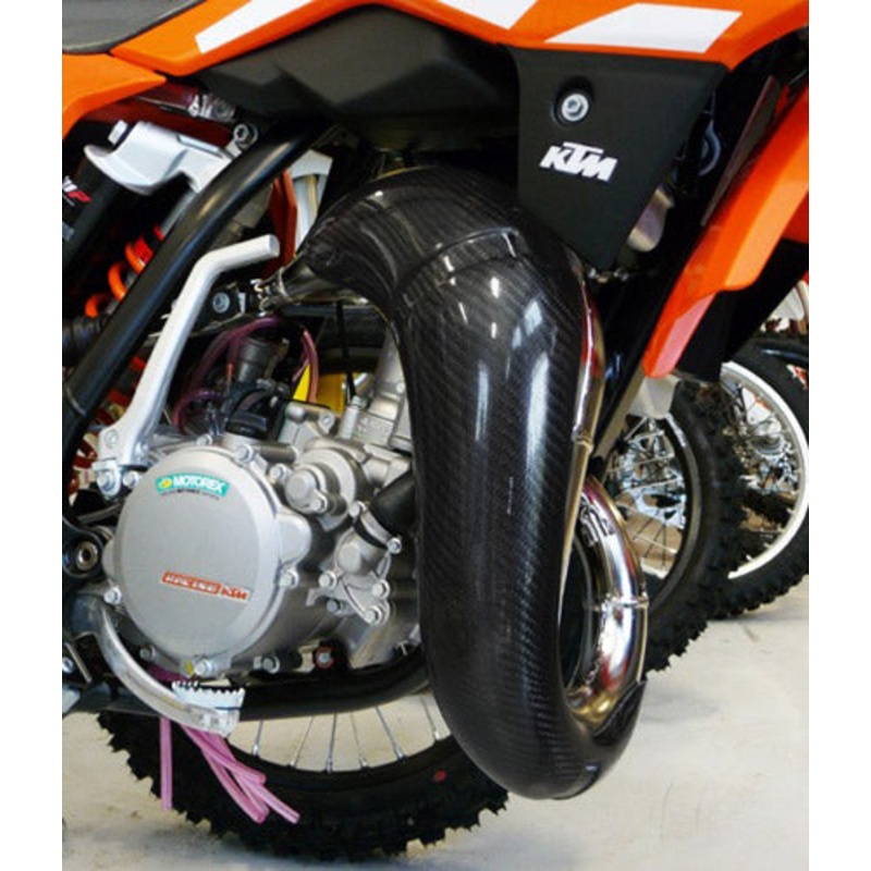 P3 – Carbon Fiber 2-Stroke Pipe Guards (Husqvarna)