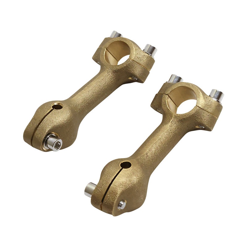 Stelling and Hellings Style Angled Risers – Bronze